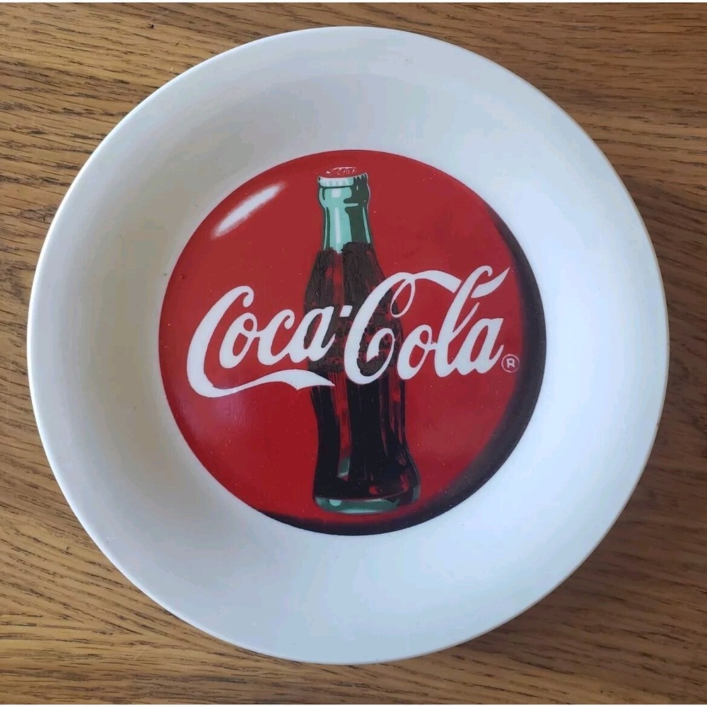 COCA-COLA Plates lot of 2  Salad Dessert Gibson 7 3/4" Good Condition